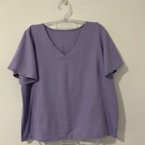 BLUSA LAVANDA DE LINHO